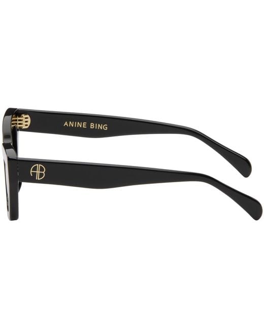 Anine Bing Black Sonoma Sunglasses