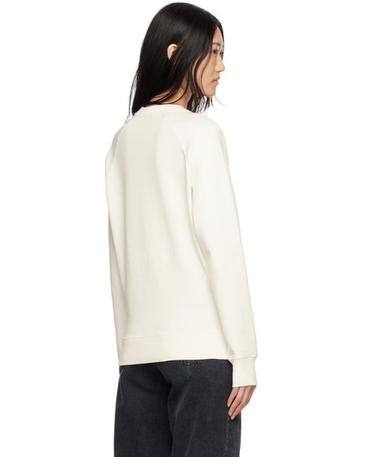 Maison Kitsuné Off-white Double Fox Head Sweatshirt