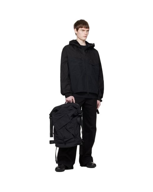 Y-3 Black Utility Backpack for men