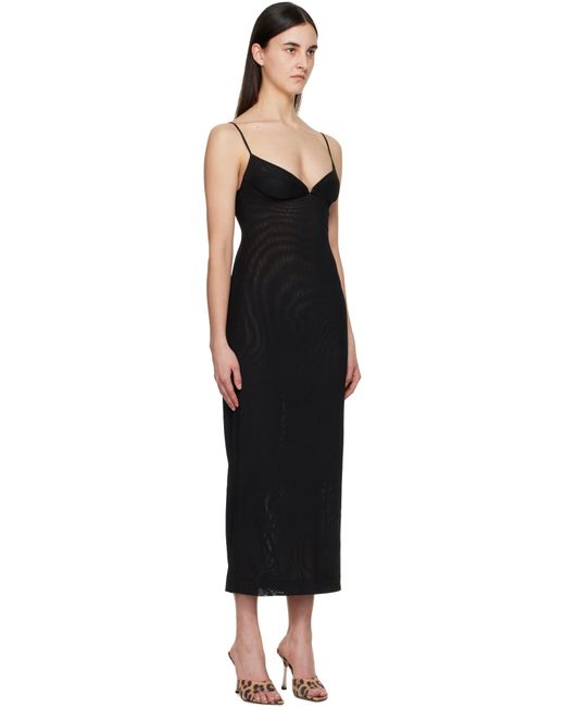 Robe Midi Florence Noire Miaou en coloris Black