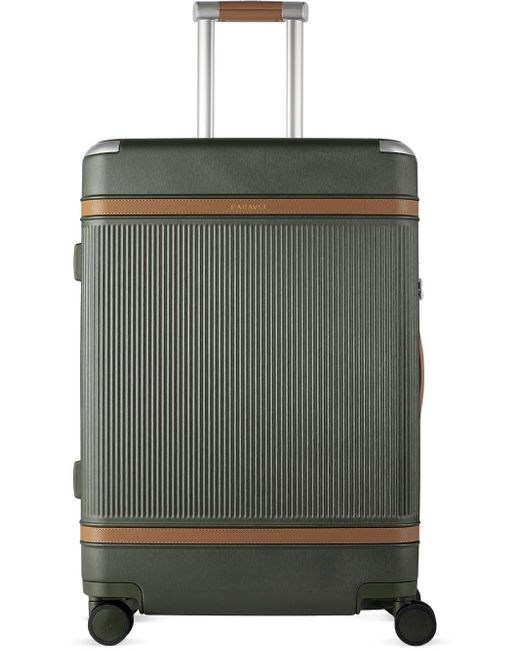 Paravel Gray Khaki Aviator Grand Suitcase for men