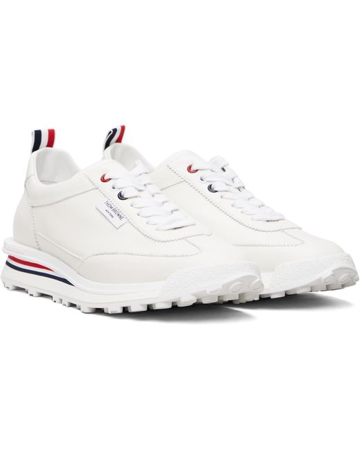 Thom Browne Black Off- Soft Tech Runner Sneakers for men