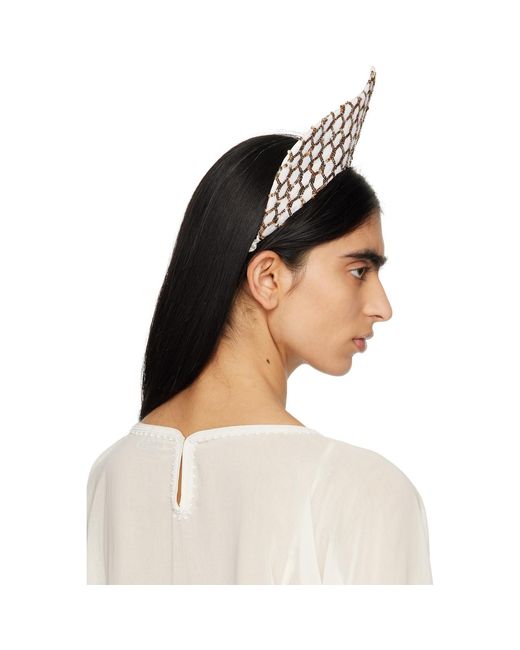 Bode Black Off- & Pinnacle Crown Headband