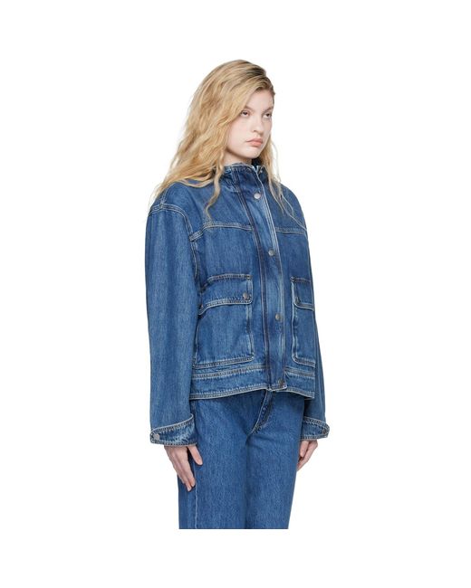 Rag & Bone Blue Sophia Denim Jacket