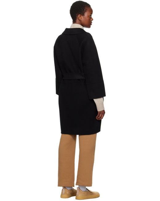 Max Mara Black Arona Coat