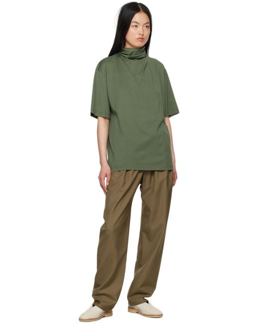 Lemaire Green Scarf T-shirt