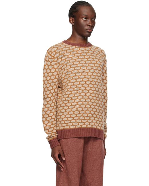 The Elder Statesman Multicolor Brick Sweater for men