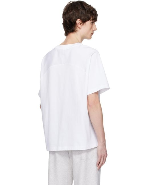 メンズ A.P.C. ホワイト Asicsエディション Wind Tシャツ