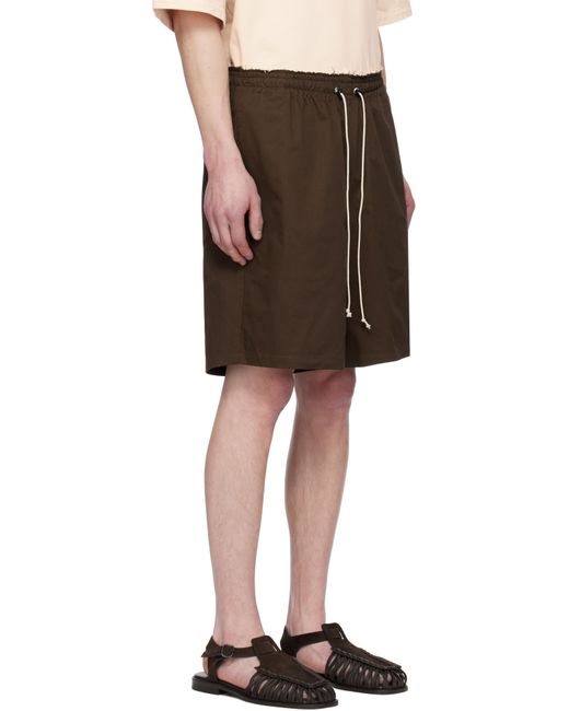 メンズ Camiel Fortgens ブラウン Knee ショートパンツ Brown