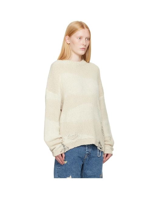 Our Legacy Natural Off- Popover Sweater