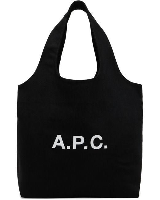 A.P.C. ネイビー Ninon トートバッグ Black