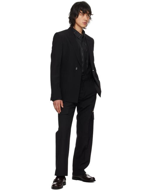 Givenchy Black Jacquard Shirt for men