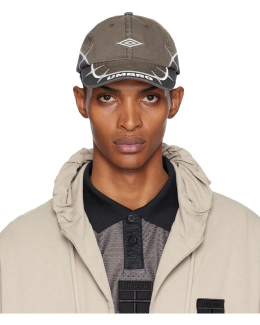 Umbro Gray Khaki Spikes Cap for men