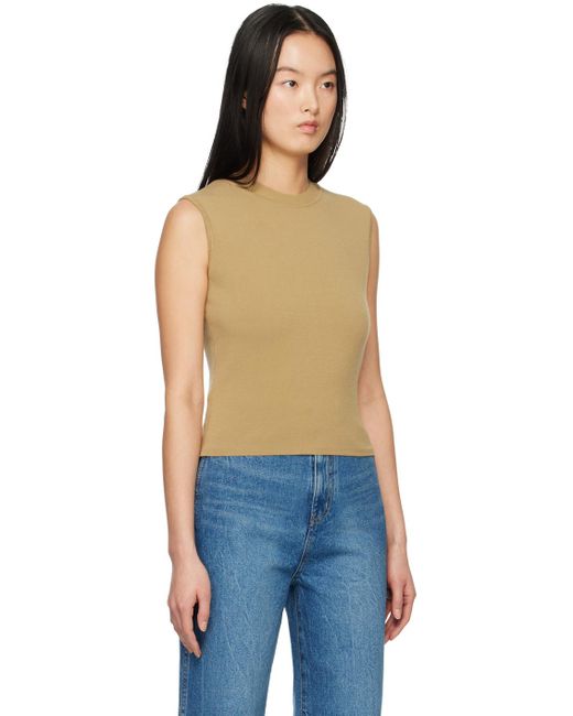 ARCH THE Blue Crop Tank Top