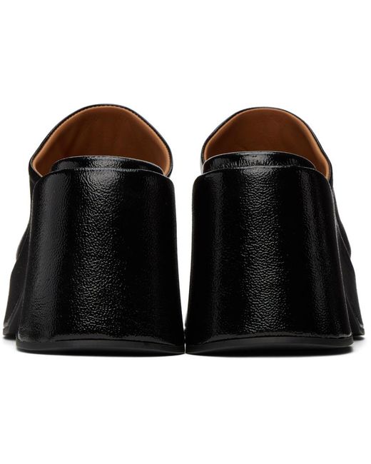 Ganni Black Retro Sandals Lyst