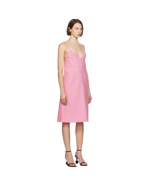 Jacquemus Pink La Casa 'La Robe Camison' Minidress