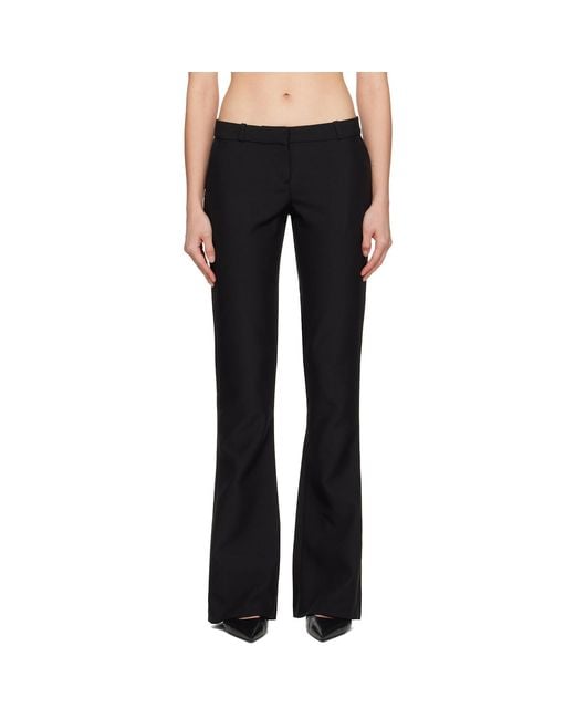 Coperni Black Low Waisted Trousers