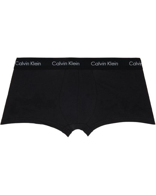 Calvin Klein Black Three-pack Boxers for men