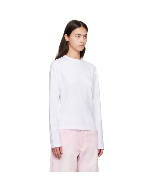 Acne Multicolor Long Sleeve Regular Fit T-Shirt