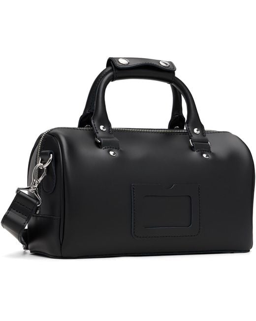 Dr. Martens Black Kieve Leather Top Handle Bag