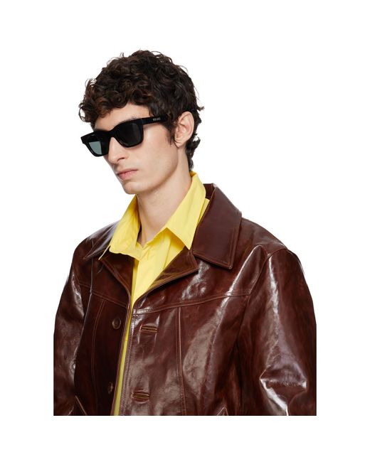 Versace Gray Logo Sunglasses for men