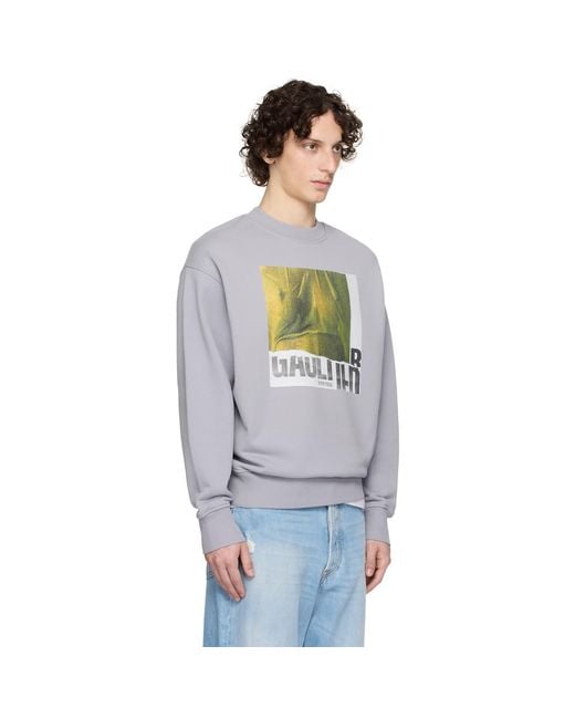 Jean Paul Gaultier Multicolor Ssense Exclusive Cotton Crew Printed Water Sweatshirt for men