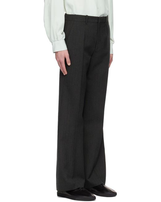 The Row Black Finch Trousers for men