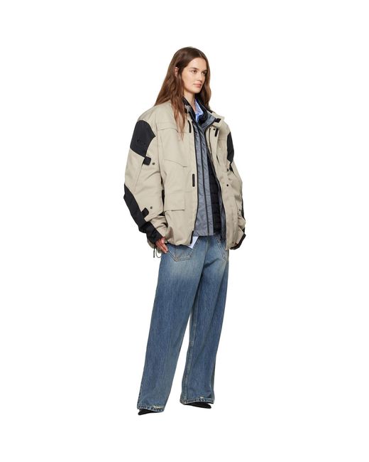 Vetements Natural Biker Parka Coat & Jackets Set