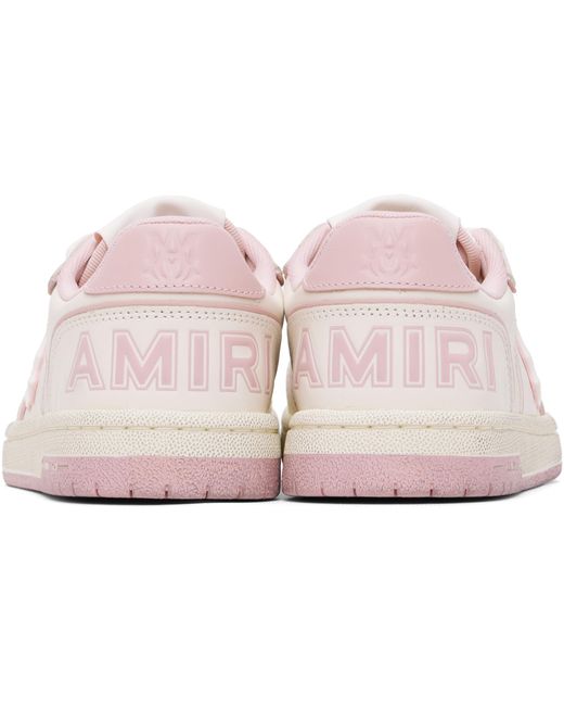 Amiri レディース ブラック ホワイト＆ピンク Newport スニーカー 