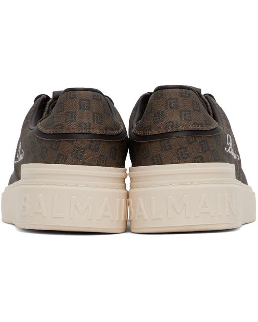 Balmain Brown Sneakers for men