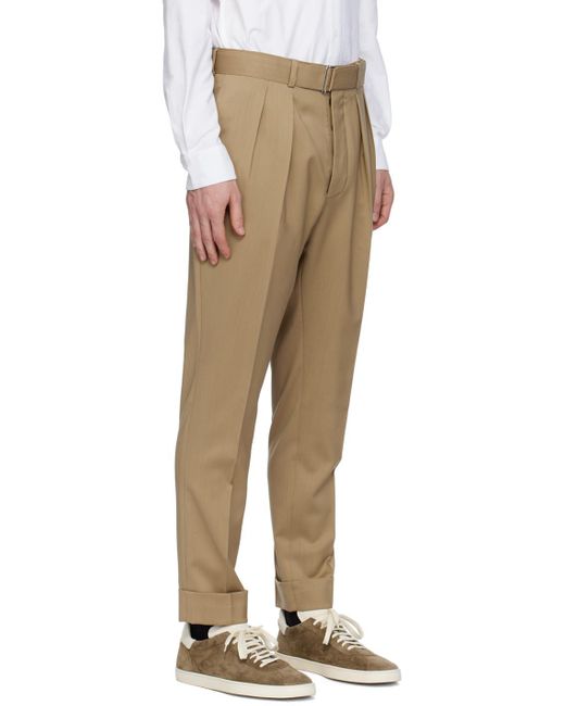 Pantalon pierre brun clair Officine Generale pour homme en coloris Natural