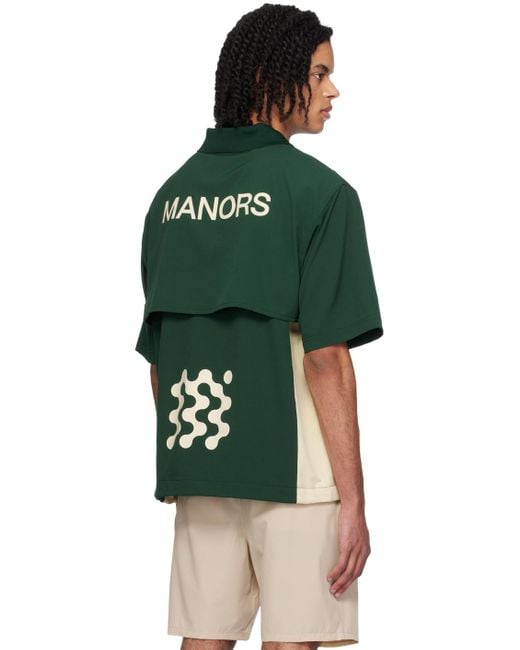 メンズ Manors Golf ーン Shooter ポロシャツ Green