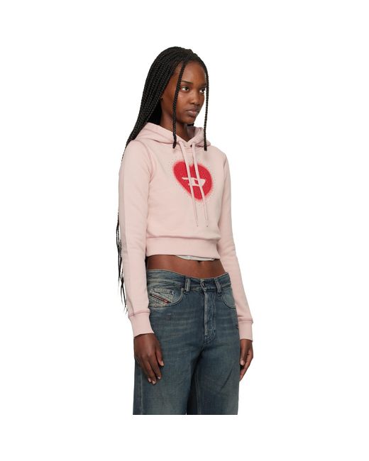 DIESEL Orange F-Slimmy-Hood-S5 Hoodie