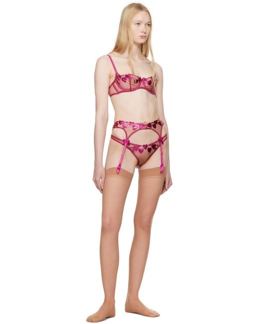 Agent Provocateur Red Liliya Bra