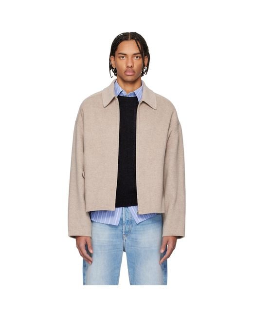 Acne Black Cashmere Jacket for men