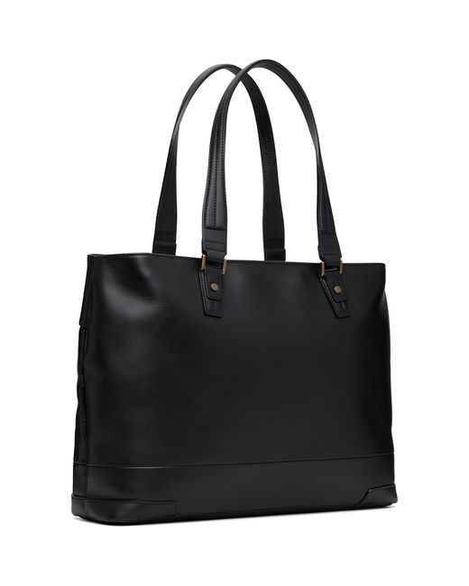 Master Piece Black Gloss Briefcase for men