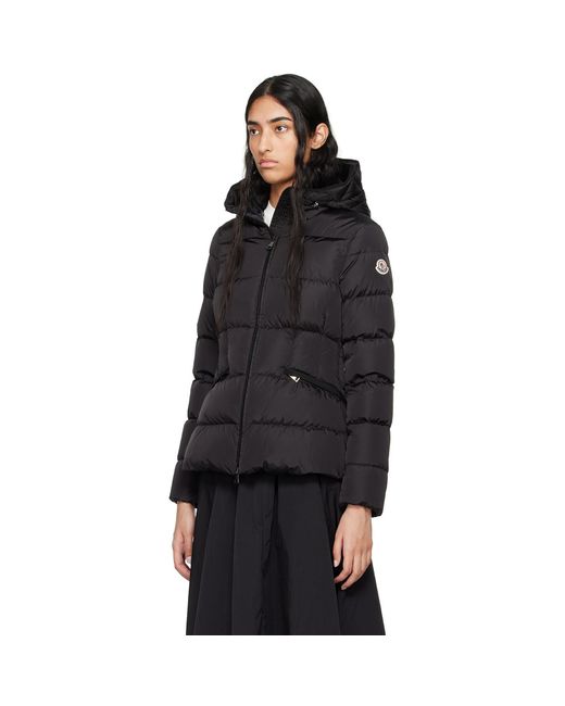 Moncler Black Avoce Short Down Jacket