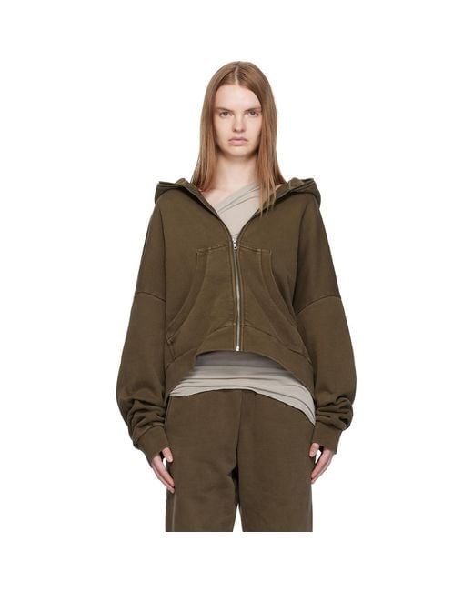 Entire studios Brown Eternal Zip Hoodie