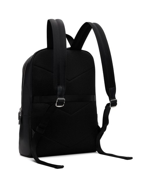 HUGO Black Logo Trims Backpack for men