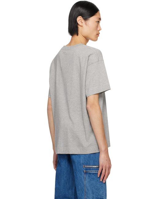 T-shirt droit gris Givenchy pour homme en coloris Black