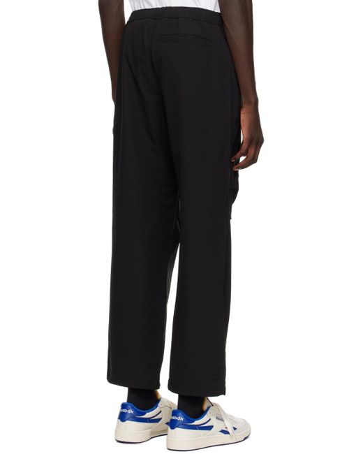 Dime Black Relaxed Trousers for men
