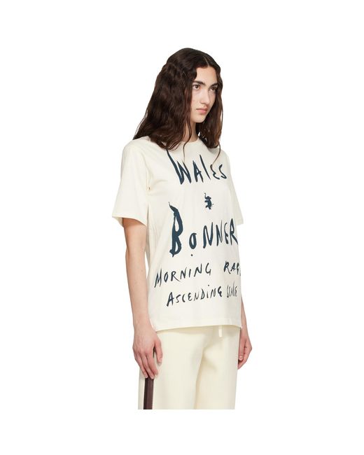 Wales Bonner Natural Off- Cotton Jersey Raga T-Shirt
