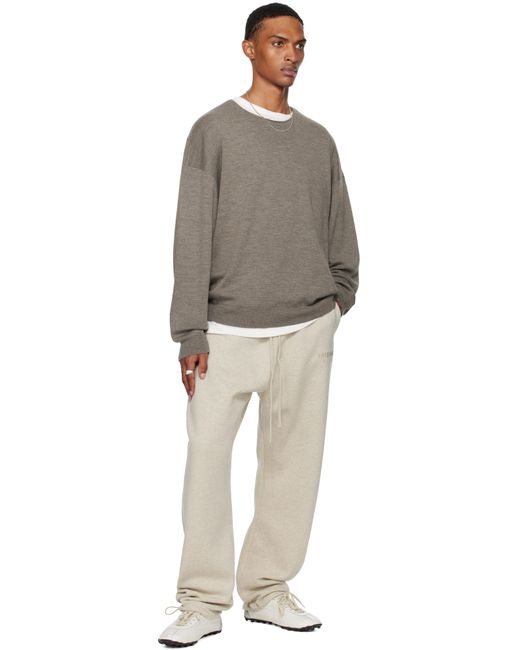 Fear Of God Natural Relaxed Fleece Sweatpants for men