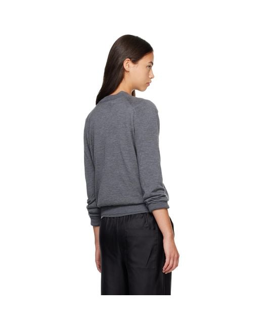 Loulou de Saison Gray Julio Lds Sweater