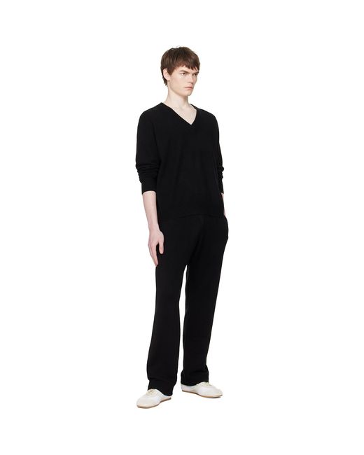 Entire studios Black Knit Lounge Pants for men