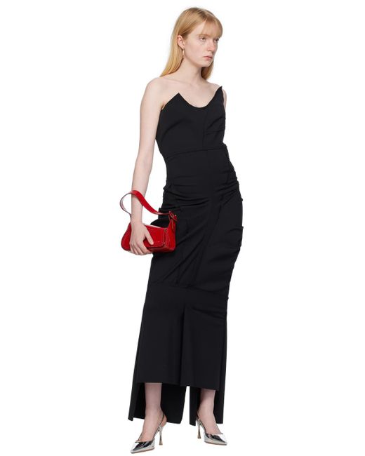 TALIA BYRE Black Bodice Maxi Dress