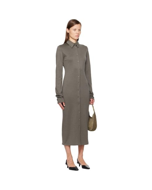 Rier Black Polar Midi Dress