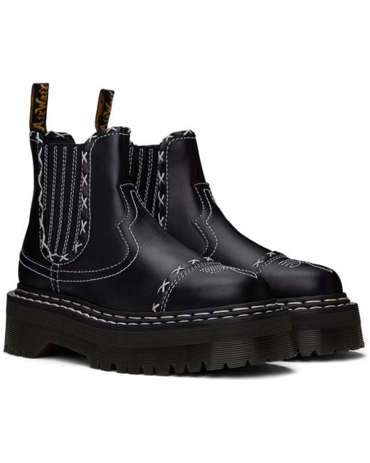 Dr. Martens Black 2976 Gothic Americana Platform Boots