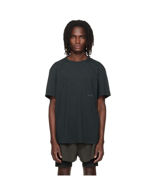 Post Archive Faction PAF Black On Edition Running T-Shirt for men