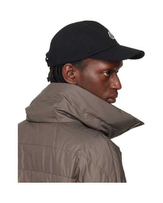 Rick Owens Brown Moncler + Baseball Hat for men